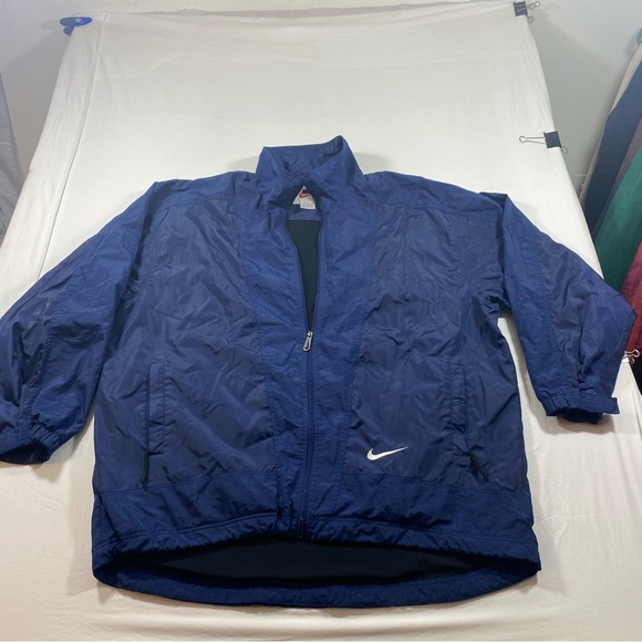 Nike Men's Blue Windbreaker Jacket XLarge - Picture 11 of 11